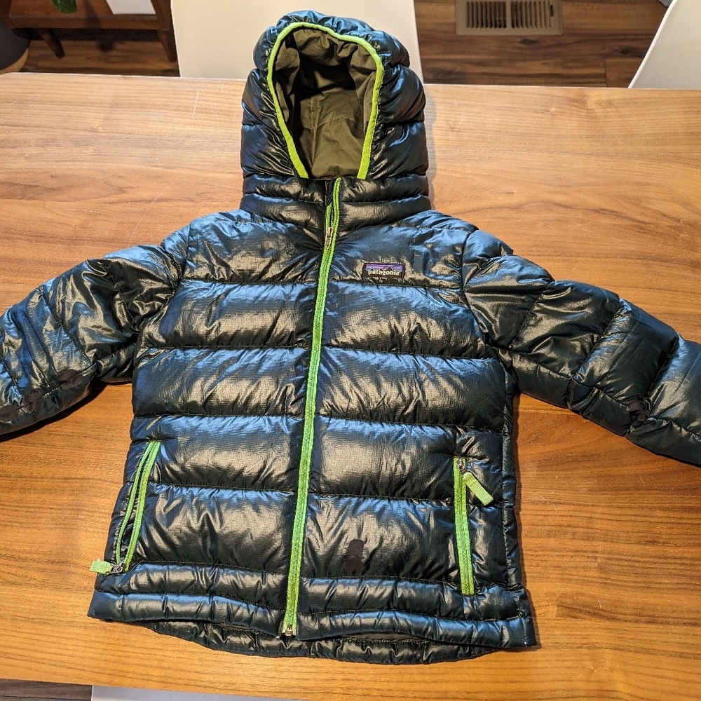 Patagonia hi-loft down coat